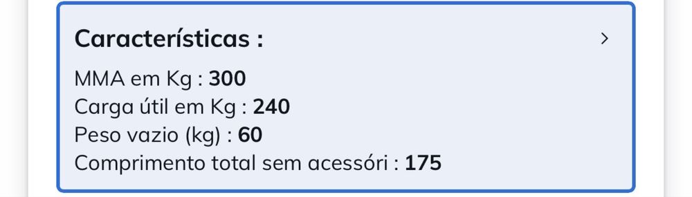 Reboque para carro