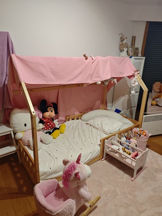 Cama Montessori Madeira Pinho Hôma