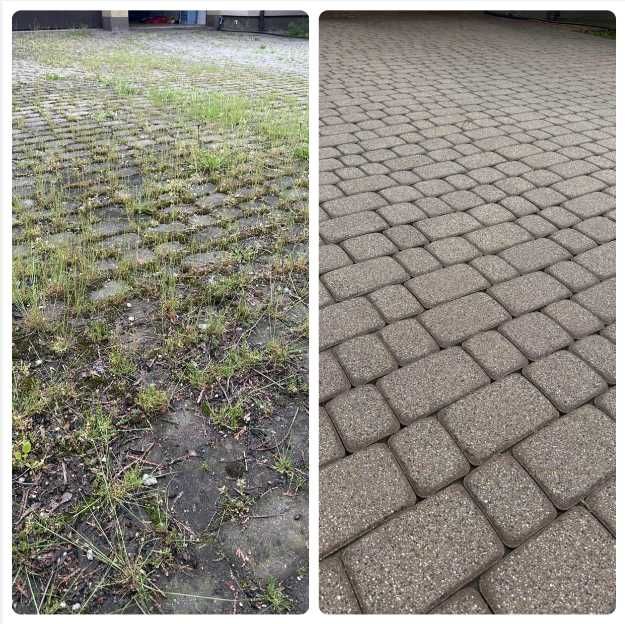 PROFESJONALNE MYCIE CZYSZCZENIE kostki brukowej elewacji dachów - CENA