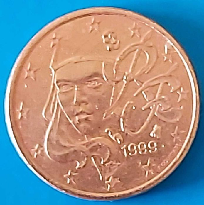 1 Cêntimo de 1999 de França