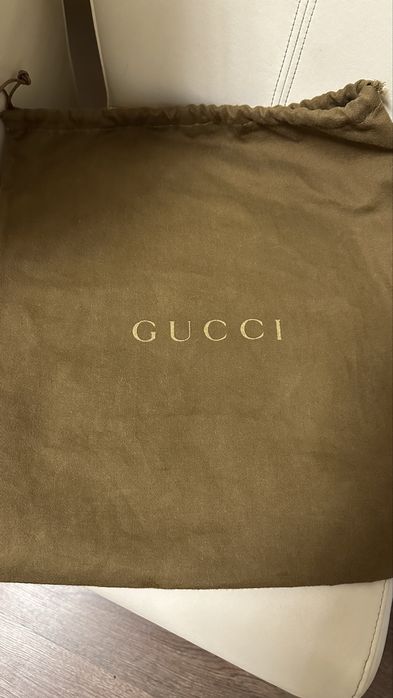 Коричневі чоботи Gucci оригінал натуральна шкіра 39 розмір