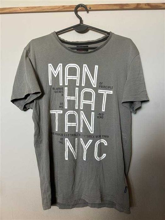 Męska szara koszulka - RESERVED - M - OKAZJA