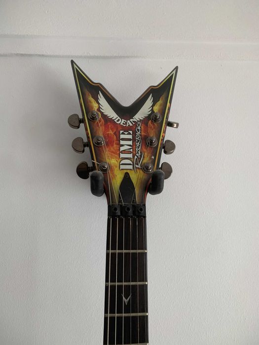 Guitarra Dean Dime Razorback Flames