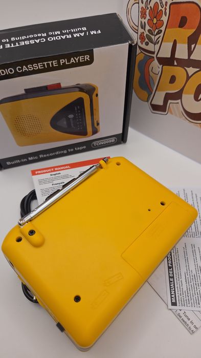 Walkman z radiem i wbudowanym głośnikiem