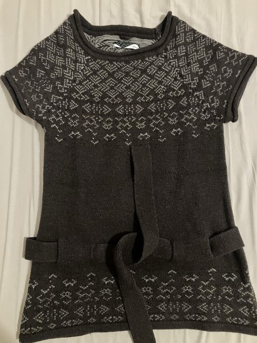 Camisola manga curta, de lã, da Skunkfunk