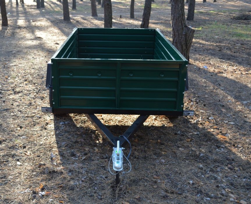 Одноосний Прицеп в наявності оцинкований борт 2200мм. Авто причеп