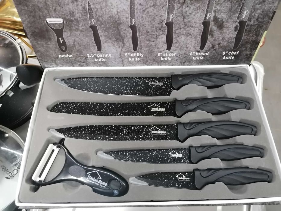 Facas de Cozinha 6 Peças Novo