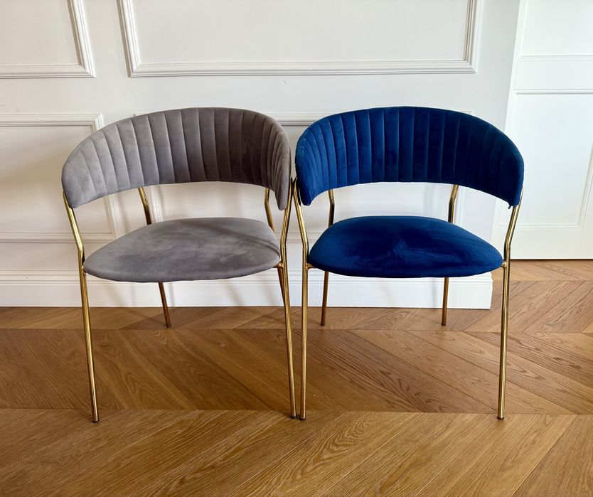 komplet 8 krzeseł oraz 2 hokery. nowoczesne krzesło i hoker