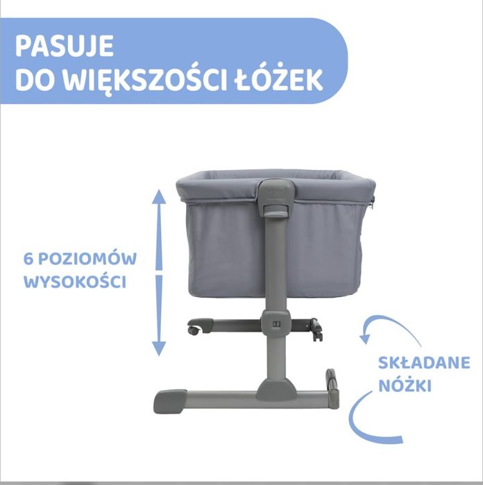 Łożeczko turystyczne/dostawne Chicco Next2Me Essential