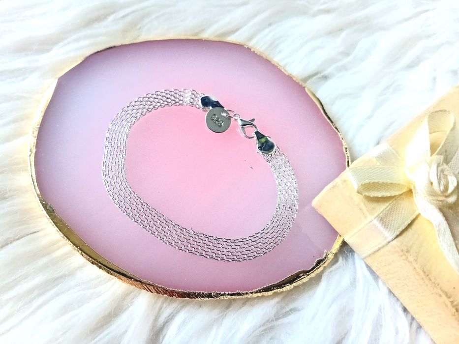 Nowa srebrna próby 925 bransoletka