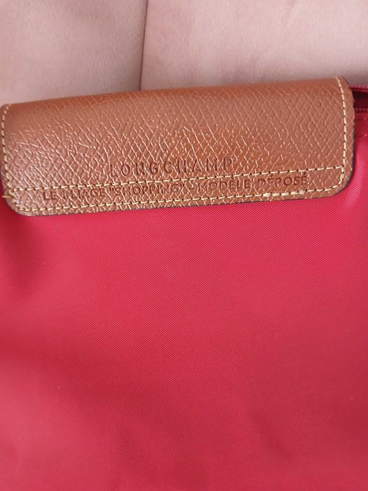 Mala vermelha M longchamp