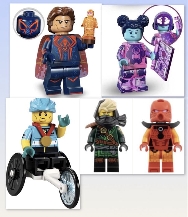 Lego minifigures, Classic Space, лего мініфігурки классичні космонавти