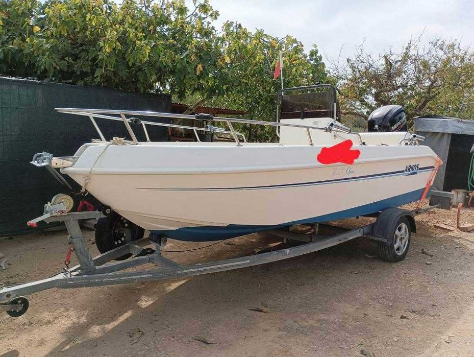 Arkos 507 Open + Mercury 80 Cv + Reboque
