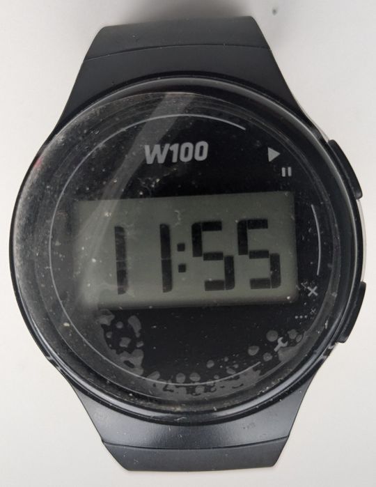 Relógio Cronómetro de corrida W100 PRETO, NOVO A ESTREAR, da Decathlon