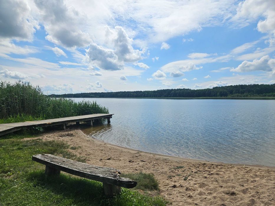 Wakacje 2026 Mazury/ Dom na jeziorem/ plaża/ BASEN/ BANIA/ Pomost łódź