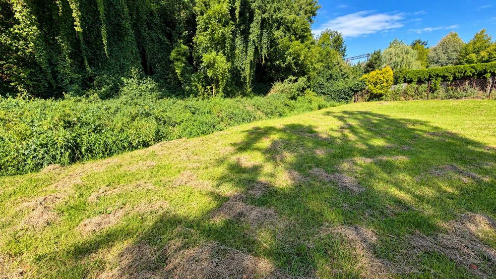 Działka budowlano-rekreacyjna 3124 m² – Orzesze | pełne media | widok na zieleń i rzekę - Widok 4