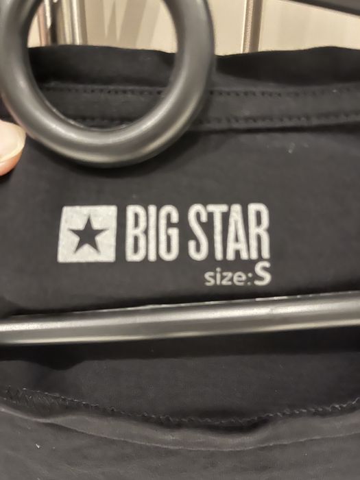 Big star koszulka bluzka krotki rękaw czarna