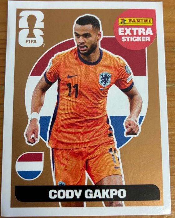 Cromos Mundial 2026 repetidos + Extra Sticker Legend