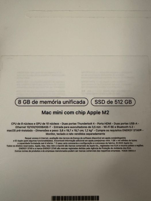 Apple Mac Mini M2 8gb/512gb