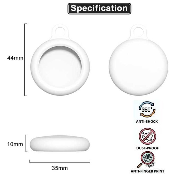 Etui ochronne/brelok do Apple AirTag 4 sztuki