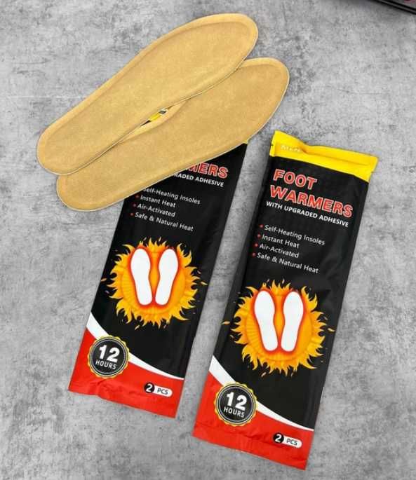 Устілки хімічні з підігрівом, одноразові, розмір 40-43 FOOT WARMERS.