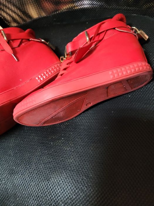 Buty damskie,czerwone.