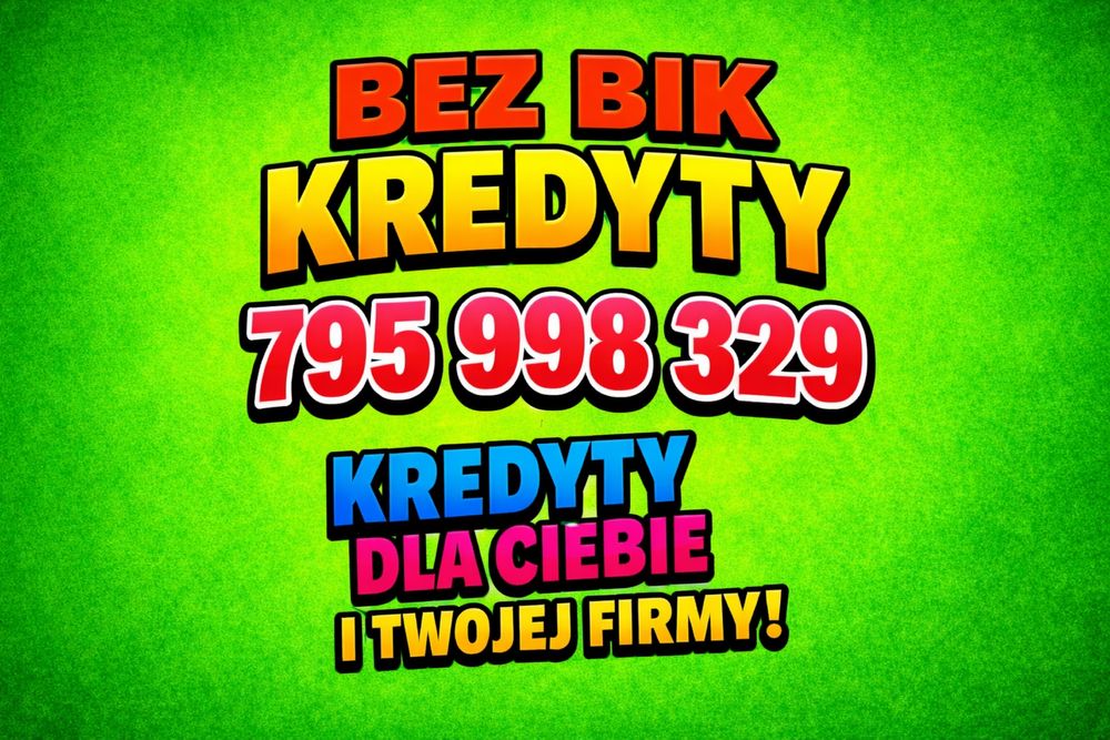 Kredyty bez bik prywatne bankowe