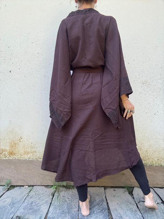 Kimono bawełniane etno