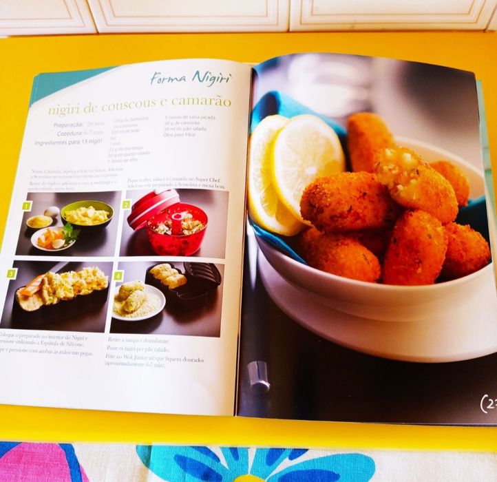 Make Sushi Tupperware com oferta de livro de receitas