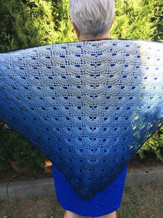 Chusta XL szydełko handmade