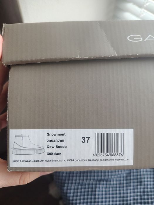 Зимові чоботи Gant Snowmont 37 розмір