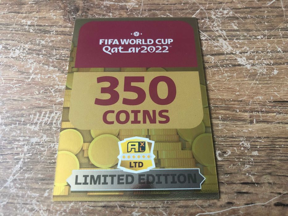 Panini FIFA World Cup Qatar 2022. Adrenalyn XL limited 350 coins