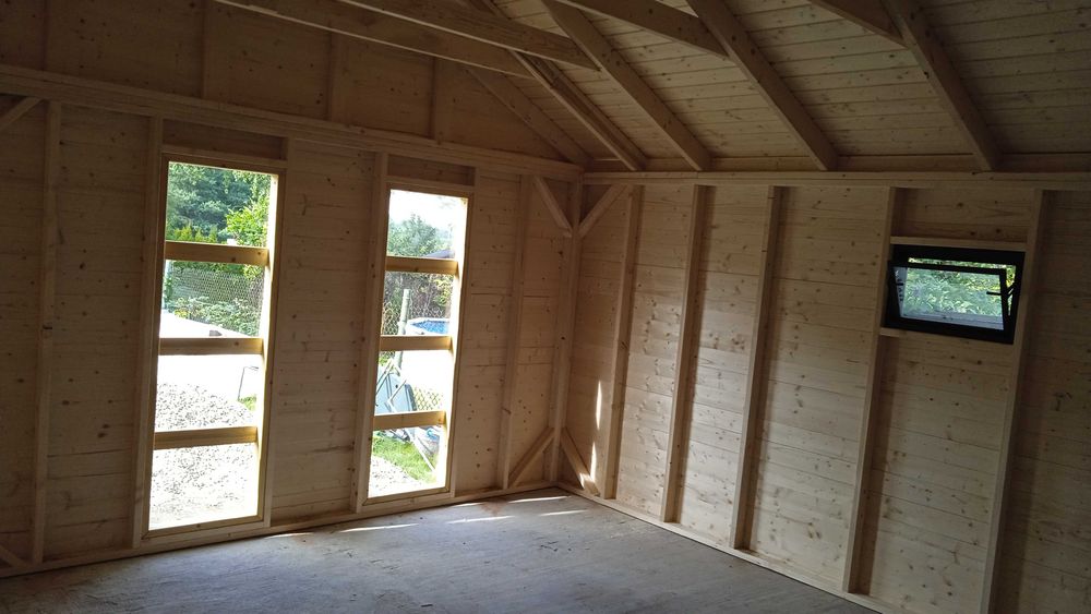 Domek Kordian drewniany na działkę, narzędziowy, domek letniskowy