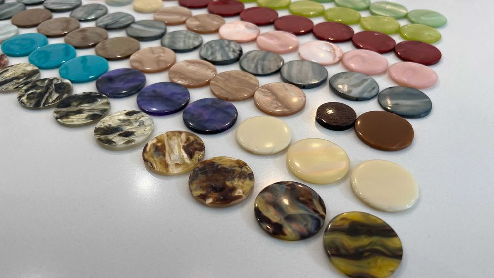 lote de 104 pedras redondas - 35 mm diâmetro