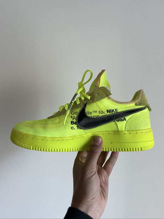 Nike x Off-White Air Force 1 Low “Volt”