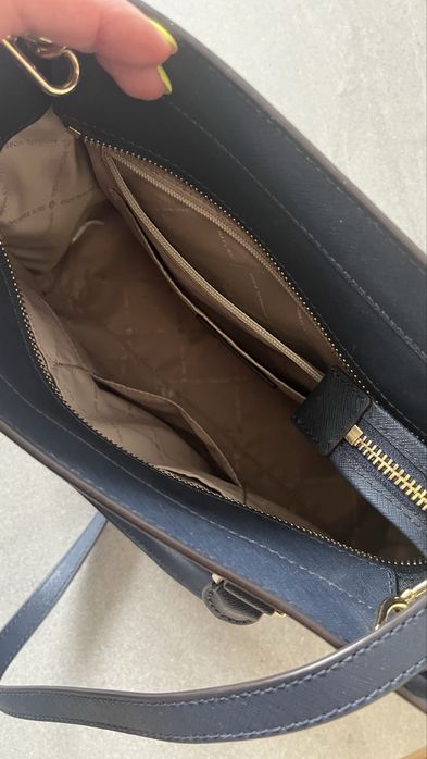 Granatowa torebka Michael Kors jak nowa