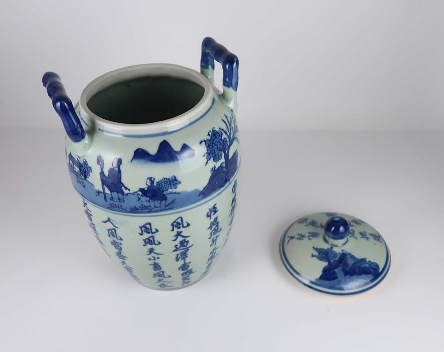 Pote de Gengibre Porcelana Celedon China