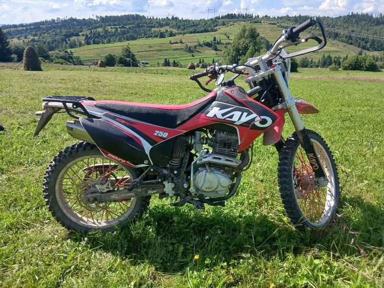 Продається мотоцикл кайо 250 кубів