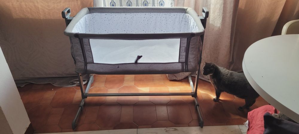 Berço Kinderkraft Neste Up Cinza – Como Novo – 50€