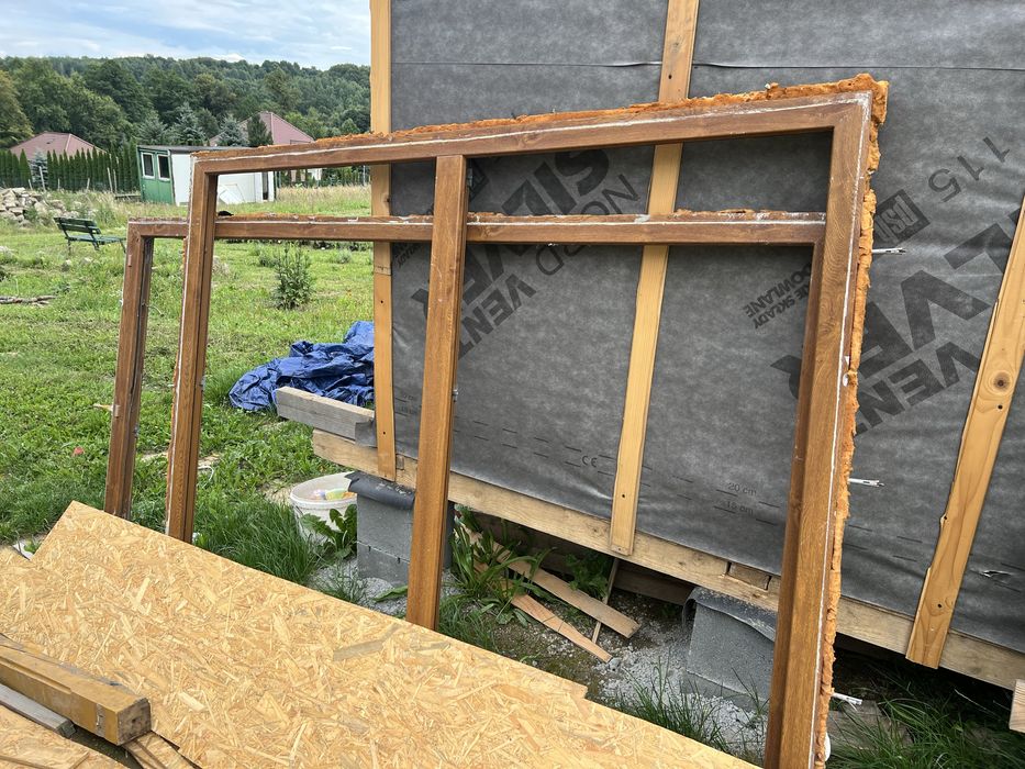 Okna z rozbiórki dwuszybowe ładne