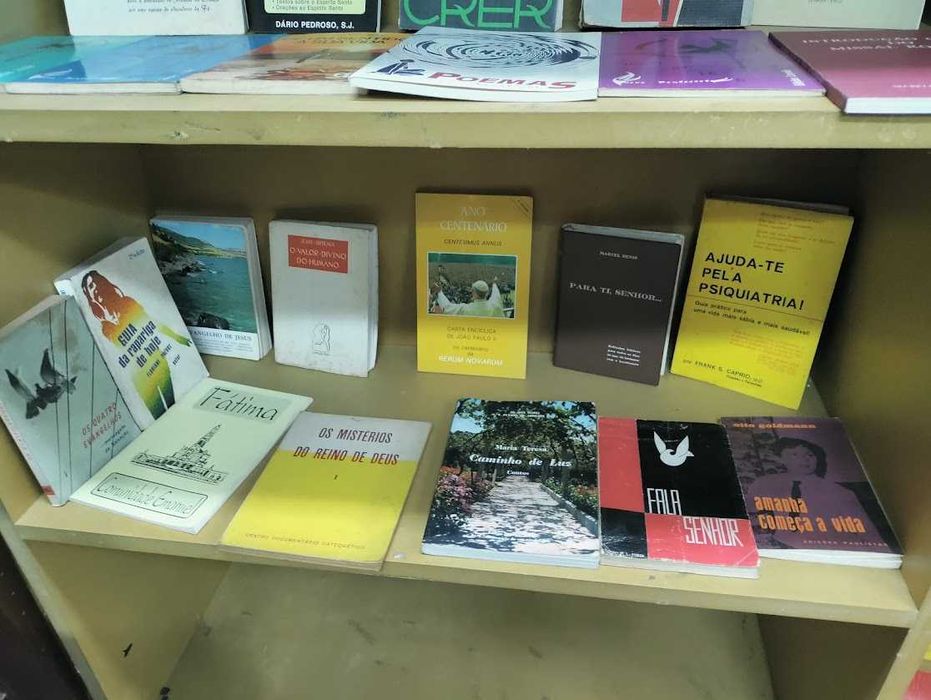 Conjunto de 80 livros temáticos de Religião, Moral e Vida Espiritual