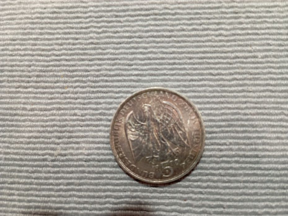 Srebrna moneta 5 Maręk z 1970r