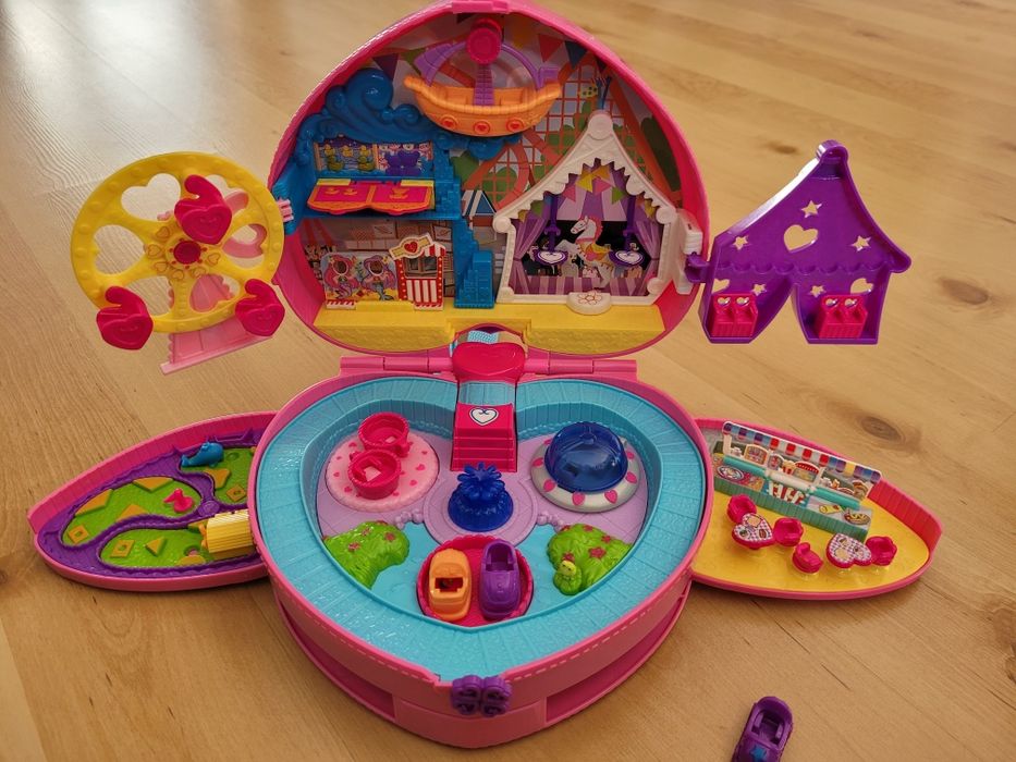 Plecak serce serduszko polly pocket park rozrywki