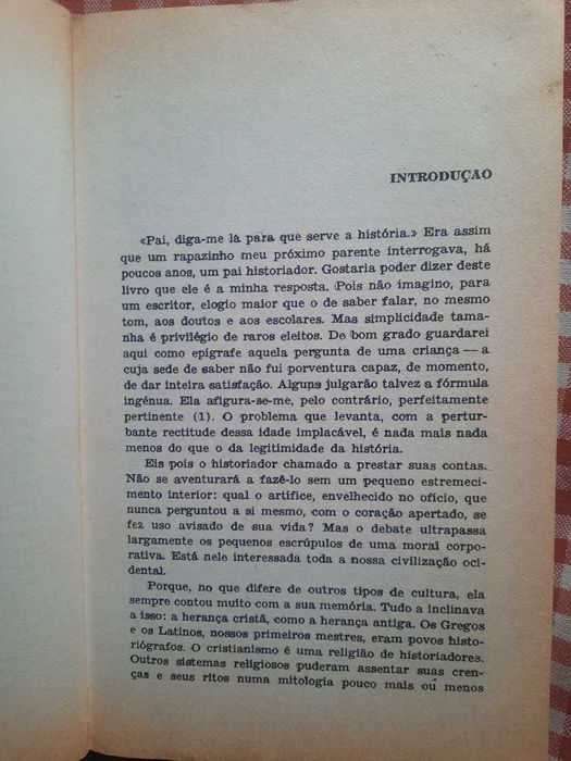 Introdução à História  Marc  Bloch