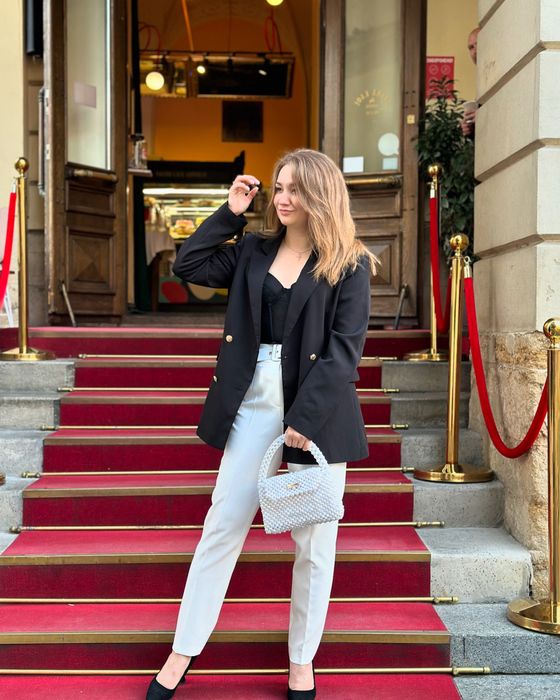 Штани, білі штани, класичні штани, туфлі