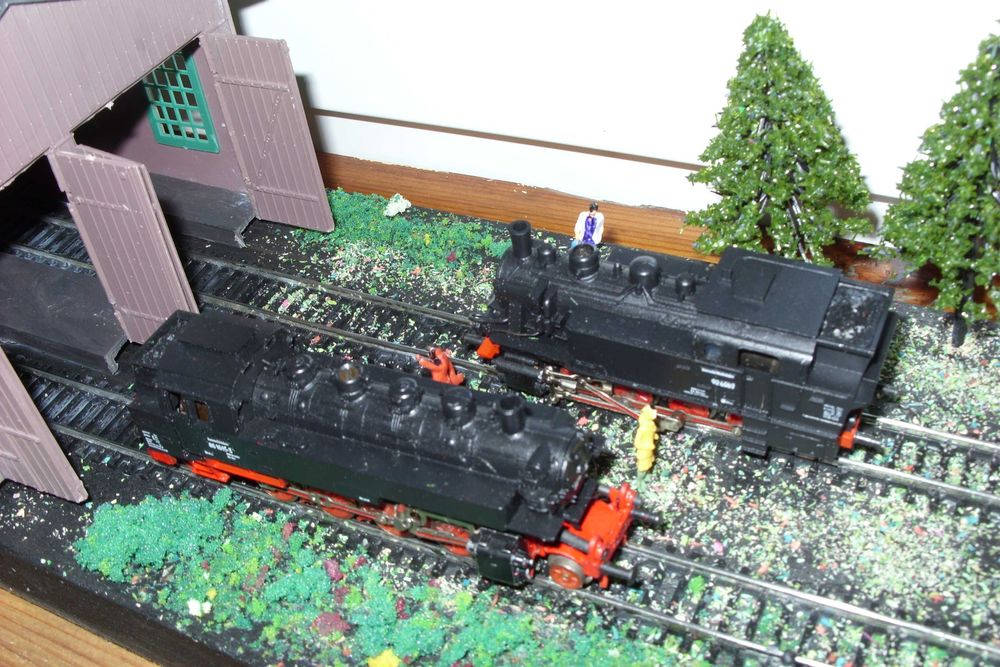 TT diorama parowozownia eksozytor