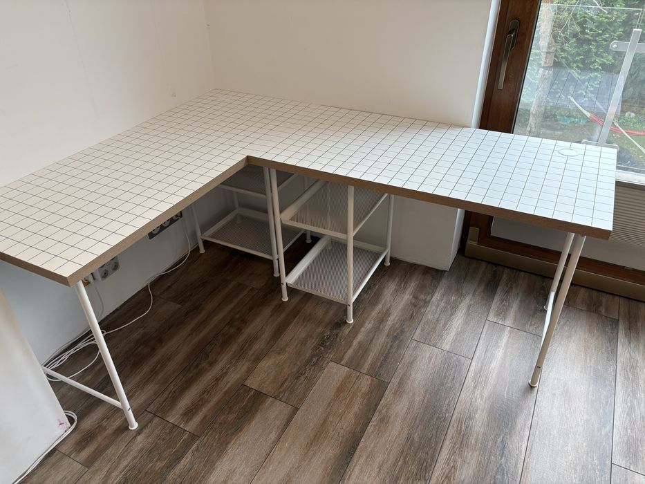 Biurko blat ikea nogi SPAND