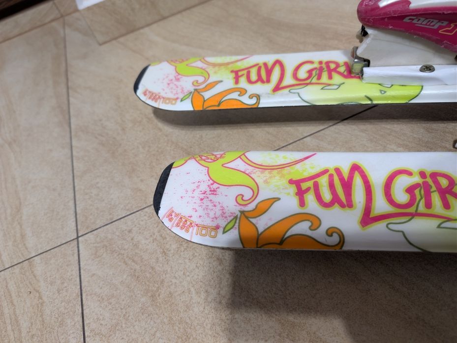 Komplet narty buty Rossignol buty 21.5 cm (r.34) narty 100cm