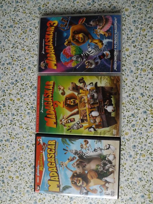 Madagaskar film bajki trylogia polski dubbing
