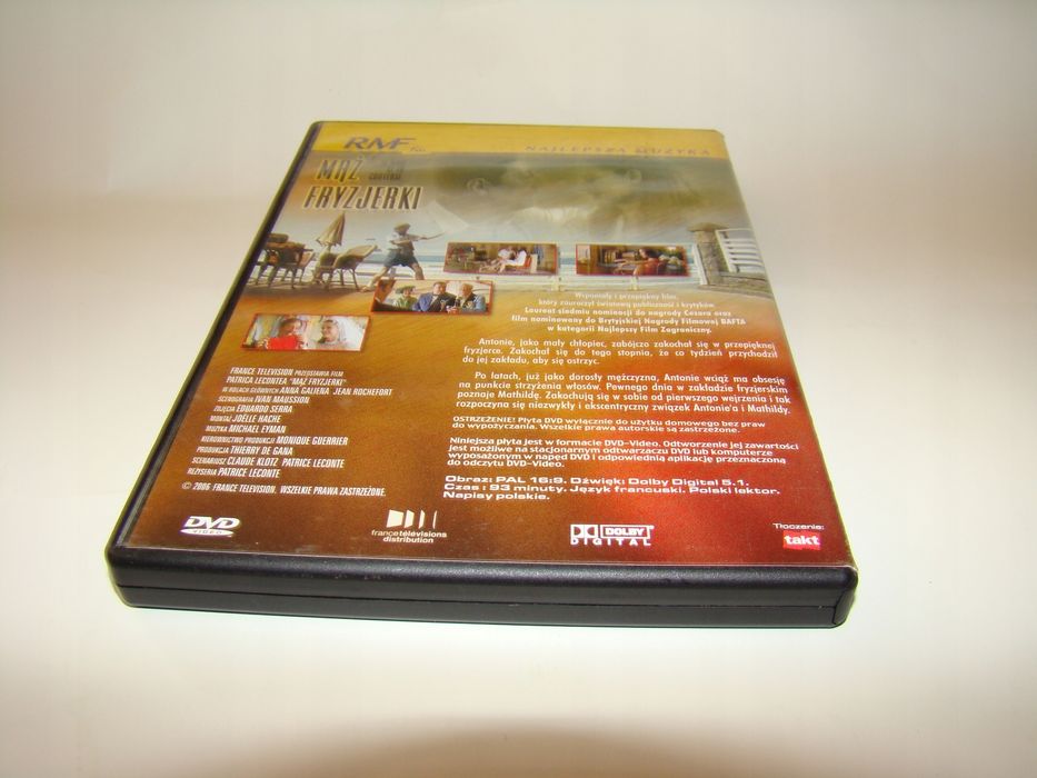 Mąż fryzjerki płyta DVD *